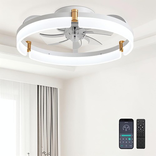 Ceiling fan with light app - 20",